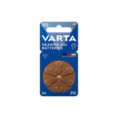 BATERIA AUDIFONOS 312