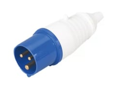Enchufe Industrial Macho 2P+T 16A/220V IP44 Stanford