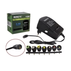 TRANSFORMADOR UNIVERSAL REGULADA 12V 3A 6 PUNTAS