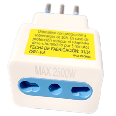 ADAPTADOR ELECTRICO  10 A 16 AMPERES