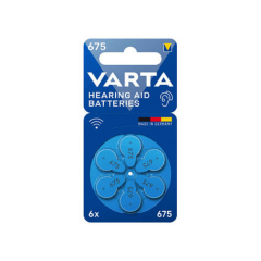 BATERIA AUDIFONO 675
