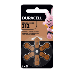 PILA DURACELL AUDIFONO TAMAÑO 312