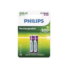PAR PILAS RECARGABLES AAA 800MAH PHILIPS