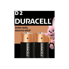 PAR PILAS DURACELL TAMAÑO D