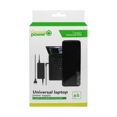 CARGADOR NOTEBOOK UNIVERSAL GENERAL POWER 65 WATTS