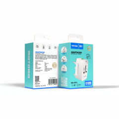 Adaptador Enchufe Universal Corriente Motomo Mo-ac01 Blanco