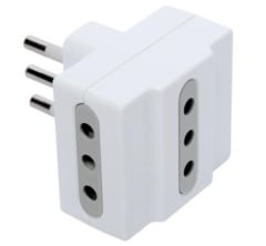 ADAPTADOR TRIPLE ENCHUFE 10 A