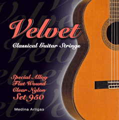 SET DE CUERDAS CLASICAS MEDINA ARTIGAS Velvet 950  NYLON