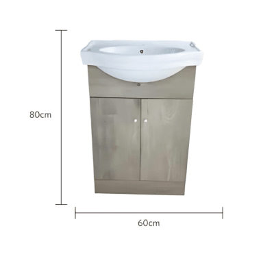KIT MUEBLE MARIE 60 + CUBIERTA BLANCHE - LENGA 80X601