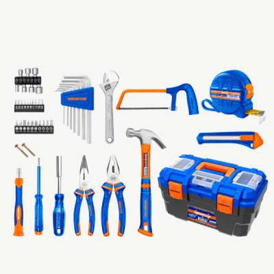 CAJA HERRAMIENTAS 85 PZAS AZUL WADFOW WH3B851