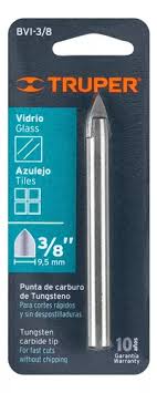 BROCA CERAMICA/VIDRIO 3/8 9.5MM TRUPER1