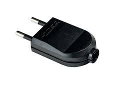 ENCHUFE MACHO SALI/RECTA 10A 2P NEG MEC1