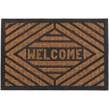 LIMPIAPIES WELCOME 40X60CM BEIGE1