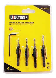 SET 4 BROCAS P/MADERA AVELLANADOR UYUST1