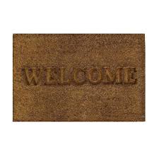 LIMPIAPIES WELCOME 40X60CM CAFÉ1