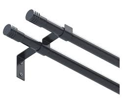 BARRA CORTINA NEGRO C/SOPORTE1