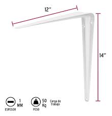 ESCUADRA REPISA BCA 12X141