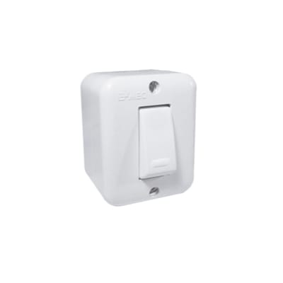 INTERRUPTOR EMB TIMBRE  10A BLANCO MEC1