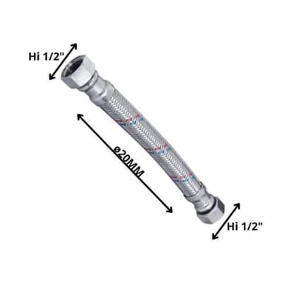 FLEXIBLE AGUA CALEFON HI HI 1/2 20CM1