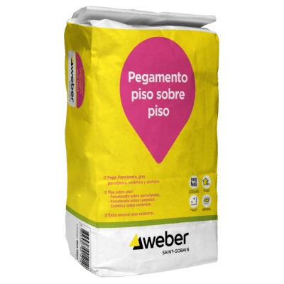 ADHESIVO PISO SOBRE PISO 25KG WEBER1
