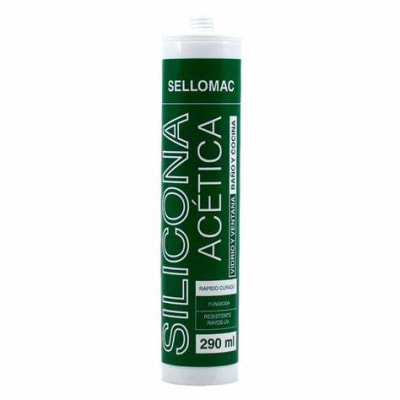 SILIC ACETICA BAÑO/COC 290ML BLANCA SELLOMAC1