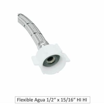 FLEXIBLE P/ESTANQUE HI HI 1/2X15/16 30CM HOFF1