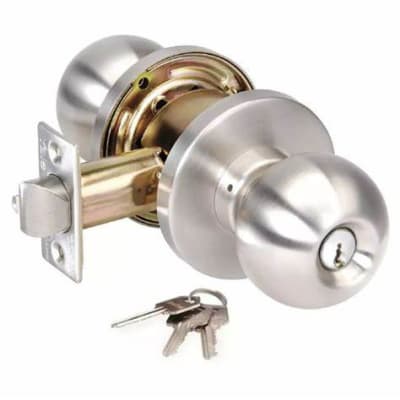 CERRADURA POMO DORMIT INOX PIND C/LLAVE3