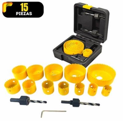 JUEGO DE BROCASIERRAS 15 PZAS PRETUL1