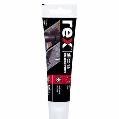 SILIC ALTA TEMP ROJA POMO 70ML REX1
