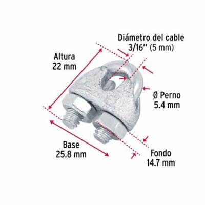 NUDO PARA CABLE 3/161