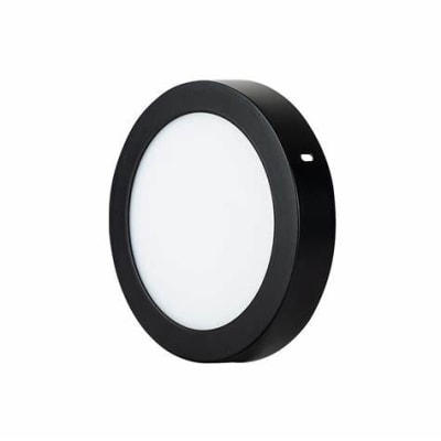 PANEL LED REDONDO NEGRO 12W SOBRE1