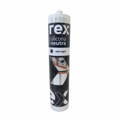 SILIC NEUTRA NEGRA 300ML REX1