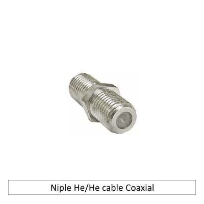 CONECTOR TV NIPLE UNION RG61