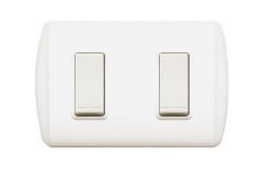 INTERRUPTOR SOBRE  9/15 DOBLE BLANCO