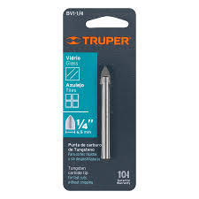 BROCA CERAMICA/VIDRIO 1/4 6.5MM TRUPER