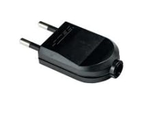 ENCHUFE MACHO SALI/RECTA 10A 2P NEG MEC