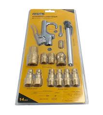 KIT 14 PCS ACOPLES MANGUERA COMPRESOR