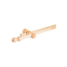 KIT BARRA CORTINA MAD NATURAL 2.0MT