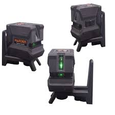 NIVEL LASER VERDE 2 LINEAS HARDEN