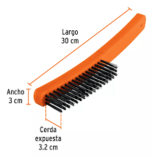 ESCOBILLA ACERO C/MANGO TRUPER