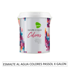 ESMALTE A/AGUA ROJO COLONIAL PASSOL