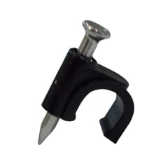 GRAPA P/COAXIAL BLANCA Y NEGRA X UNID