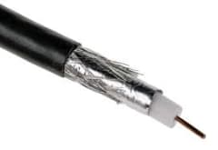 CABLE COAXIAL RG6 NEGRO X MT