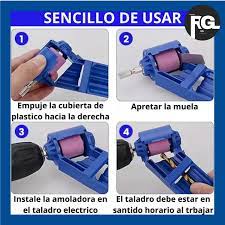 AFILADOR DE BROCA PREMIUM C/ACCESORIOS