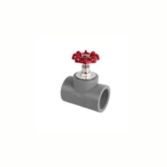 LLAVE PASO METAL ROJA PPR 20MM