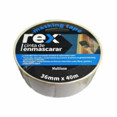 CINTA ADHESIVO DE PAPEL 36MM X 40MT REX/RAYUN