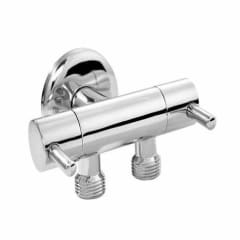LLAVE DOBLE SALIDA 1/2 X3/4 CORTE RAPIDO
