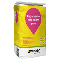 ADHESIVO PISO SOBRE PISO 25KG WEBER