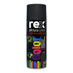 PINTURA SPRAY ALTA TEMP NEGRO REX