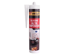 SILIC ALTA TEMP ROJA 280ML HELA